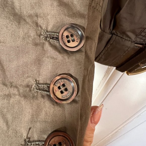 Gucci Vintage Jacket Cotton Buckle New Old Stock - Picture 13 of 16